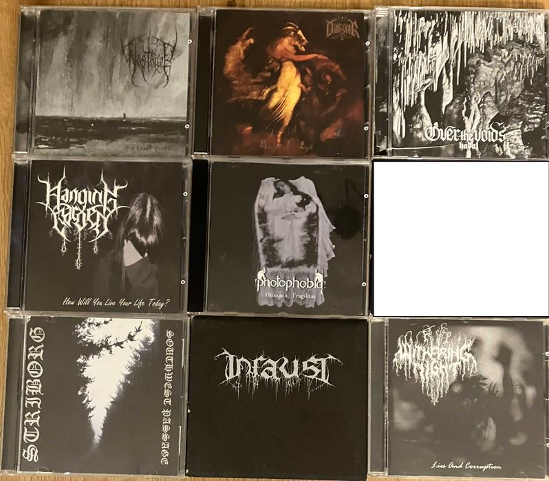 Дет, блек метъл, оригинални дискове CD metal