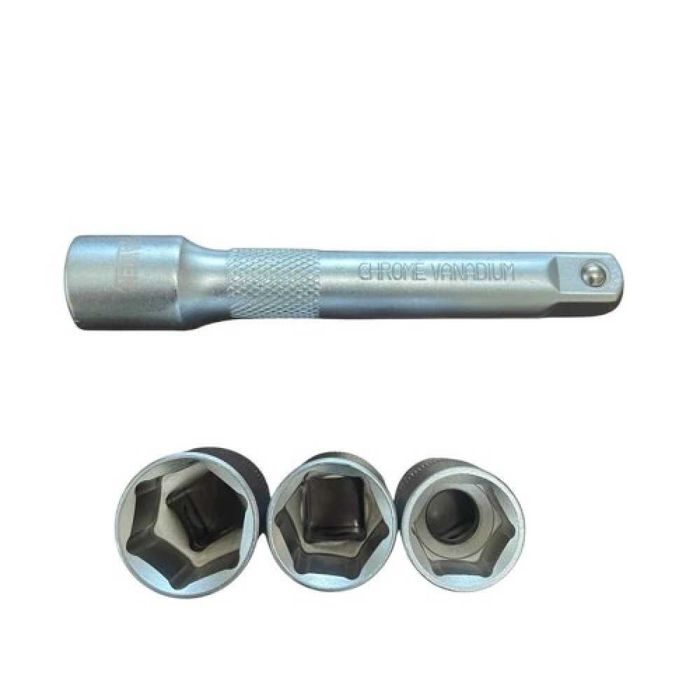 Динамометричен ключ с вложки и удължение 1/2'' 28 - 210 Nm HAWEK