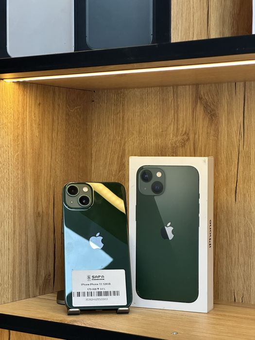 айфон 13 зеленый 84%