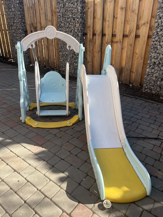 Горка с качелей