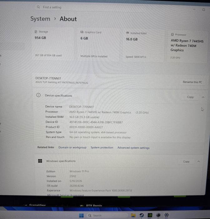 Laptop Nou!!! Asus TUF F707NUG 17.3inch(Gaming)