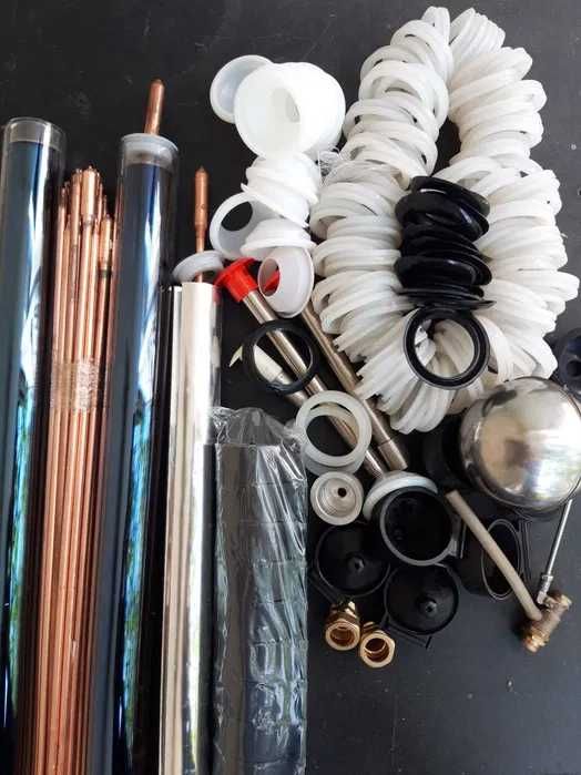 Panou solar, tub vidat, teava inox, heat pipe, colector, boiler, Sibiu