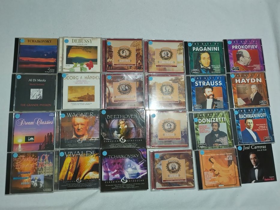Vând colectie 26 CD-uri: Mari Artisti ai Muzicii Clasice