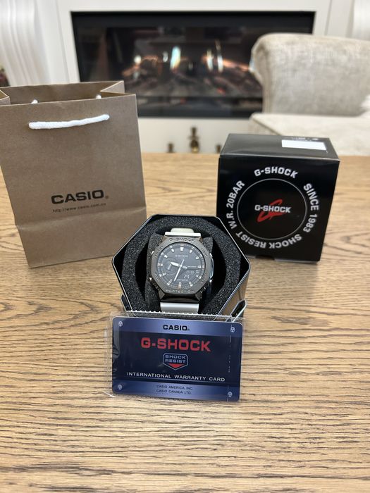 Ceas Casio G-SHOCK 2100 Series (CasiOak) Black & White – Nou, în cutie