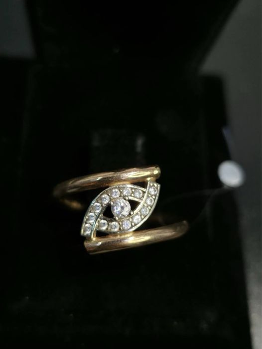 Золото 585  Кольцо Масса: 1.1