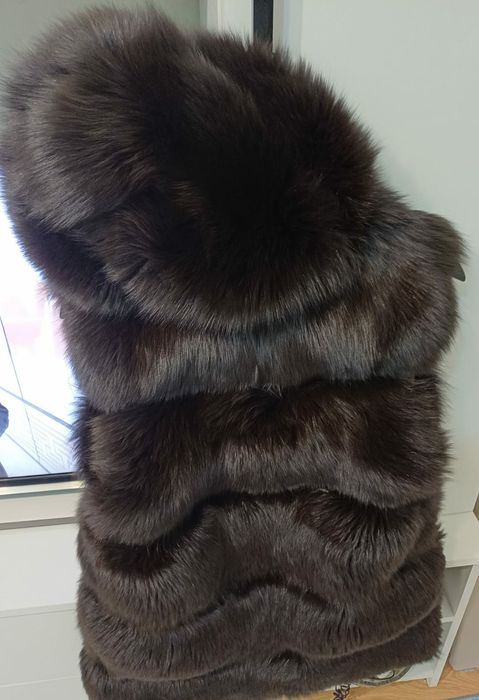 Жилет натуральный меха