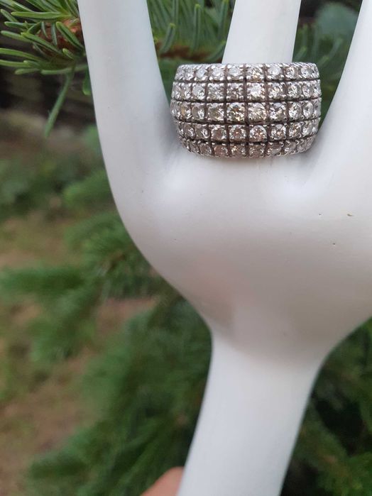 Inel Aur 18 kt cu Diamante naturale 5.5 ct