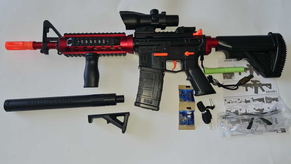 M4A1-Gel Blaster-гел бластер-детска пушка гел топчета-Orbeez