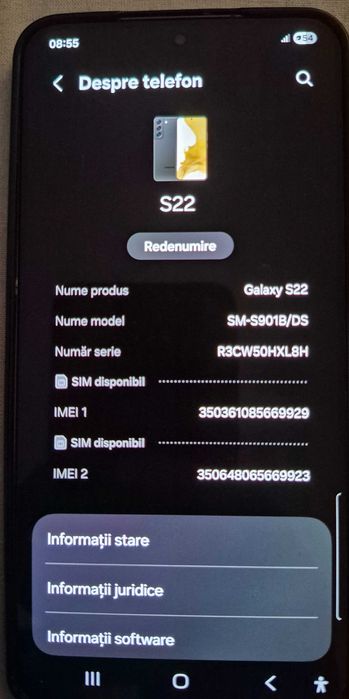 Samsung S22 utilizat