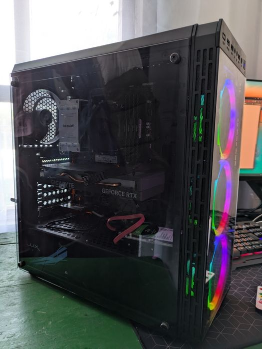 PC Gaming RTX 4060, Ryzen 5700x, 32GB Ram, 1Tb M2, 2Tb Hard Drive, 650W PSU, Periferice