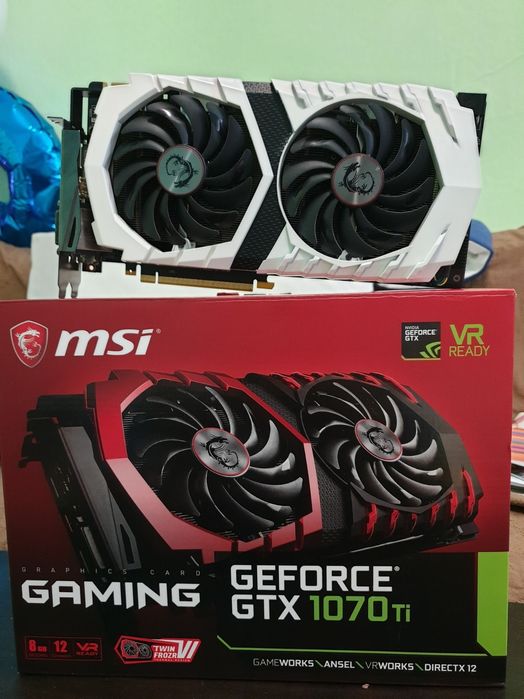 Видео карта MSI GTX 1070TI