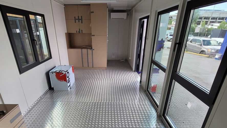 Casa Modulara si Garaje Auto din structura metalica si panou sandwich