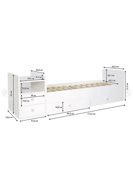 Детская кровать трансформер