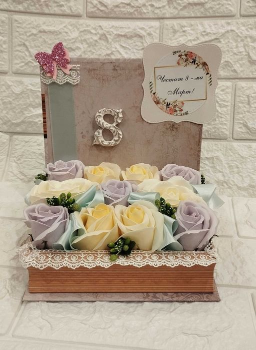 3D картини и букети със сапунени рози