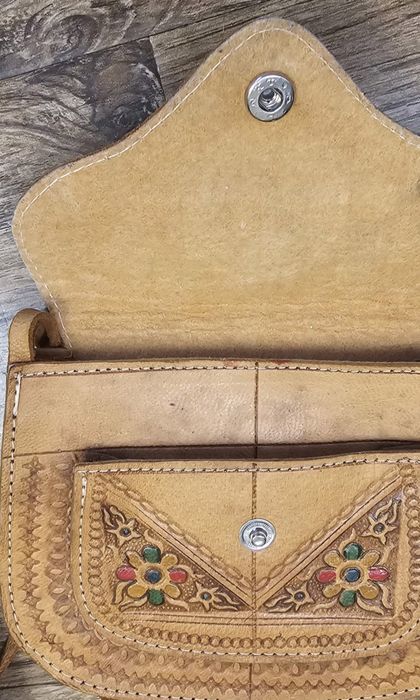 Geanta vintage din piele