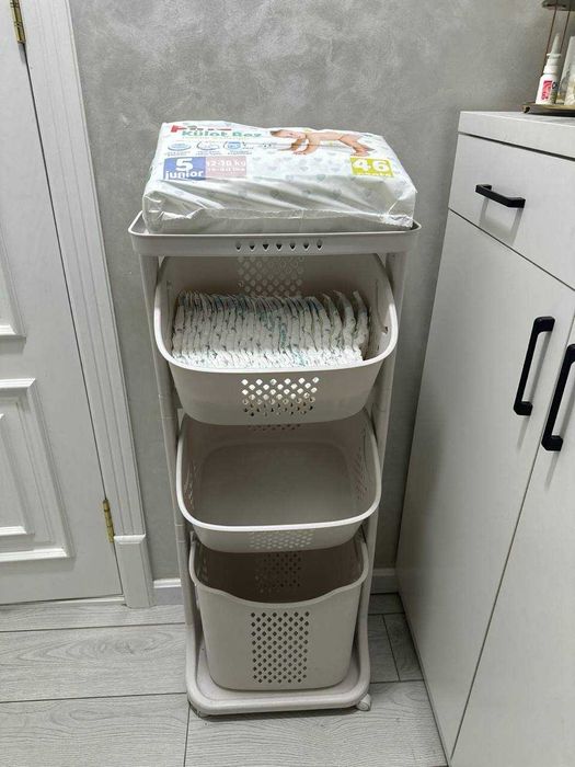 Корзина для белья Кофр для хранения вещей ящик этажерка для беля