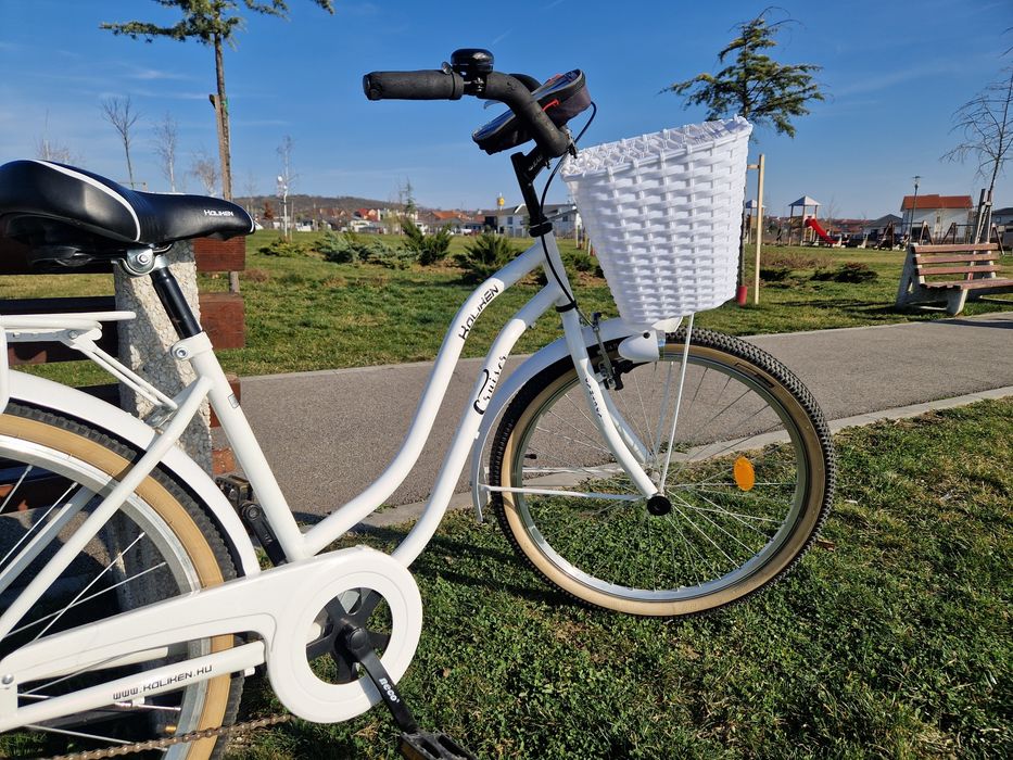Bicicletă oraș Koliken Cruiser 26" cu coș – stare foarte bună