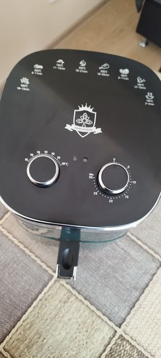 Здравословен фритюрник еър фрайър 7 литра 1350 вата