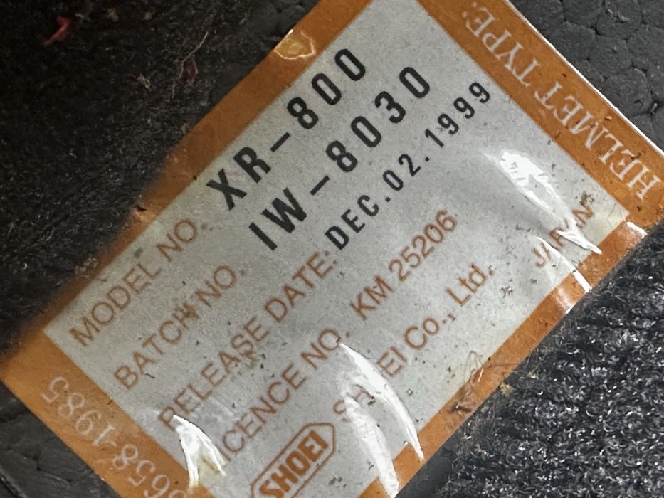 Shoei XR 800 1999 Vintage