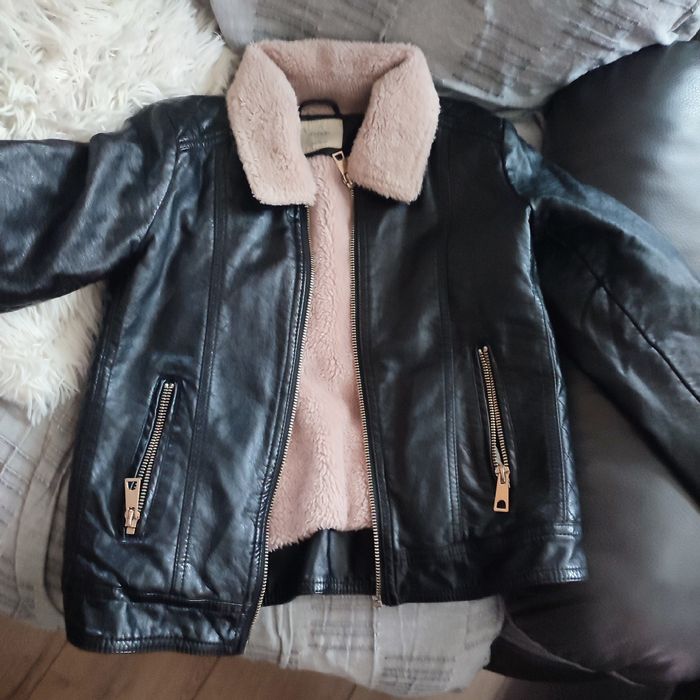 DeFacto - Детско яке от еко кожа с пух