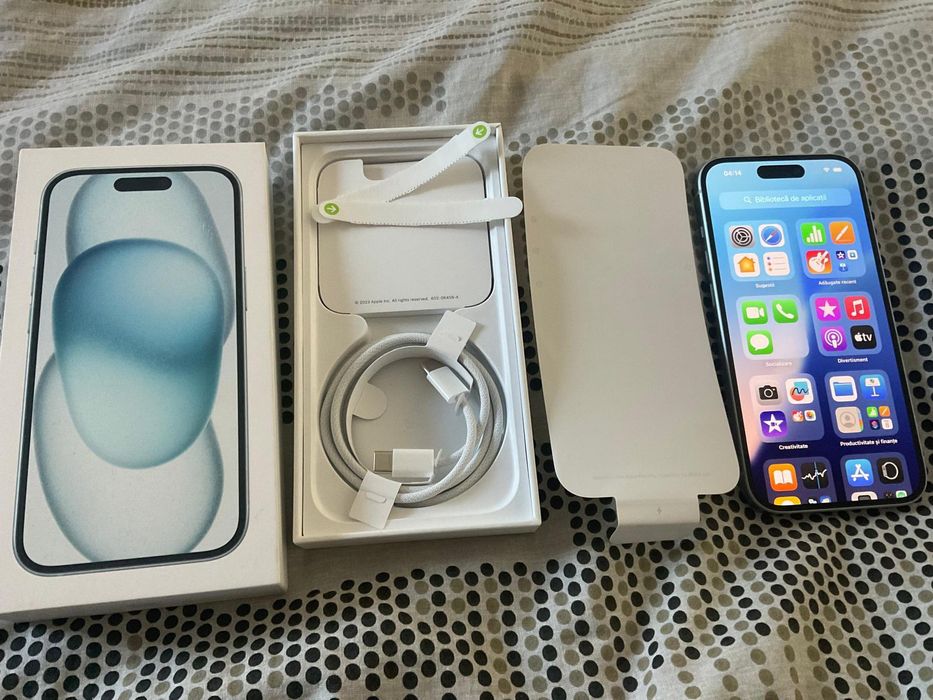 iPhone 15 nou_128 GB pt piese s au pt cine știe să l facă