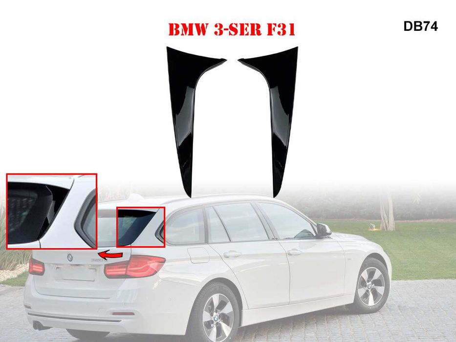 Тунинг Страничен Лип Спойлер Крило Багажник Капак BMW 3 F31 БМВ Ф31