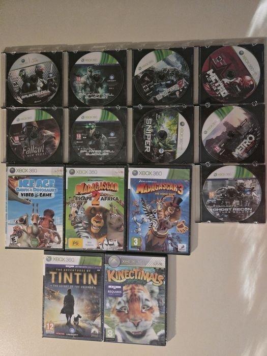 Диски на Xbox 360