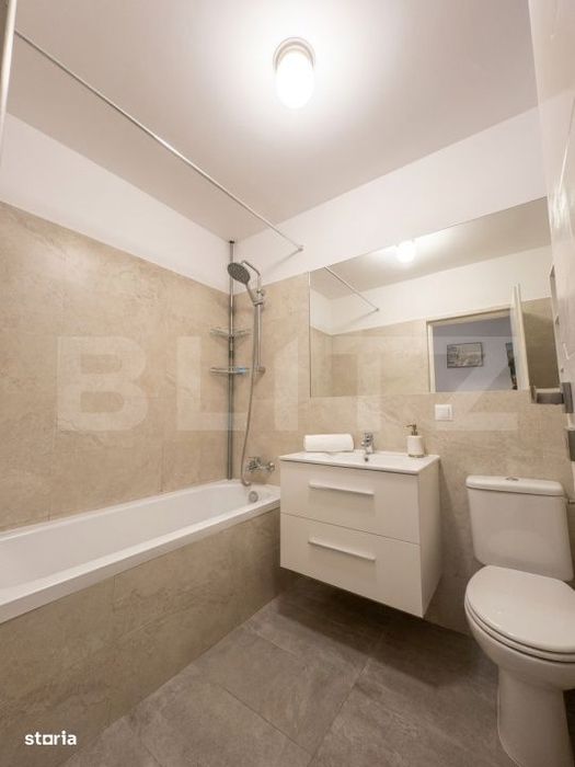 Apartament decomandat, 2 camere, 58mp, balcon, renovat, zona Teilor