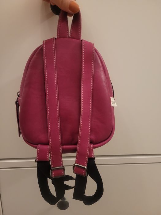 Rucsac Macco din piele naturala cu broderie Peppa Pig