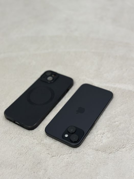 iPhone 15 Black 93% ca nou 128 GB + husa