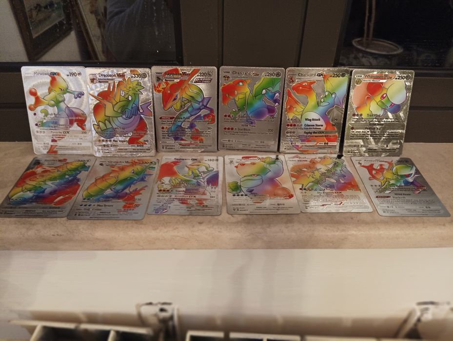 Разнообразие от сребърни карти на Покемон Pokémon cards ЧАСТ 5