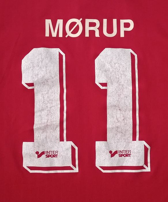 Hummel Denmark 1998 #11 Home Jersey оригинална тениска XS Хумел Дания