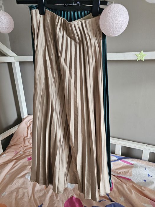 Пола Зара Солей зелена и бежава