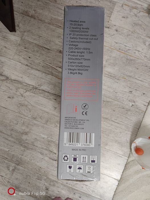 Convector electric Reecomer 2000W