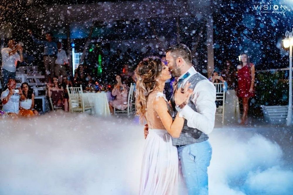 Masina zapada artificiala nunta/botez/petrecere