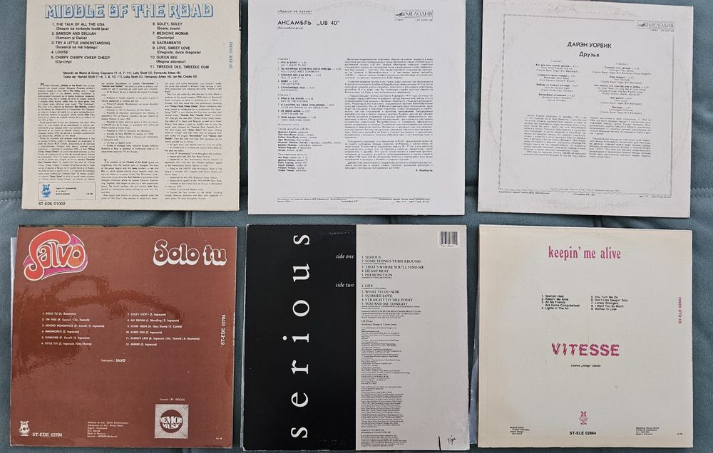 Discuri vinil LP - Reggae, Pop, Soul și Rock internațional