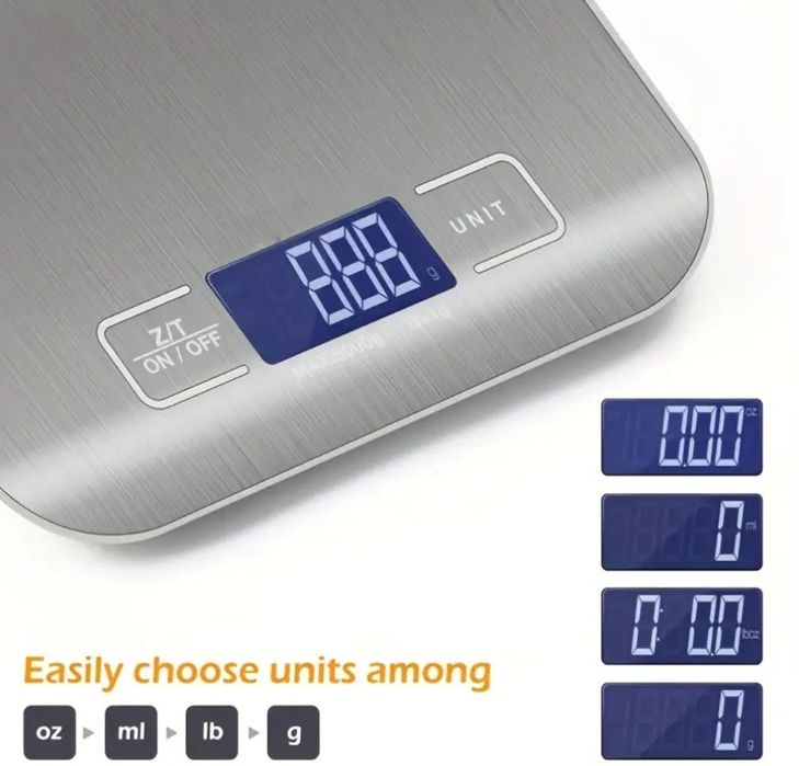 Новые кухонные весы в упаковке