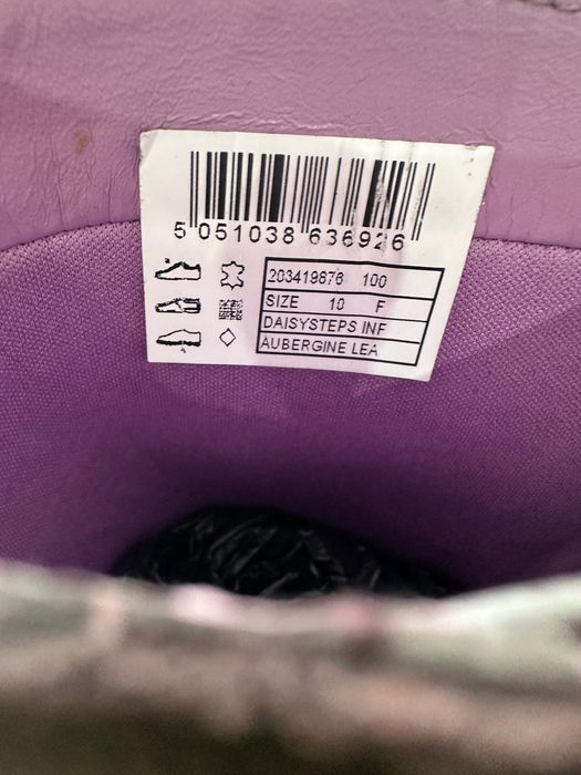 Детски ботуши за момиче CLARKS, 28 номер, естествена кожа, като нови