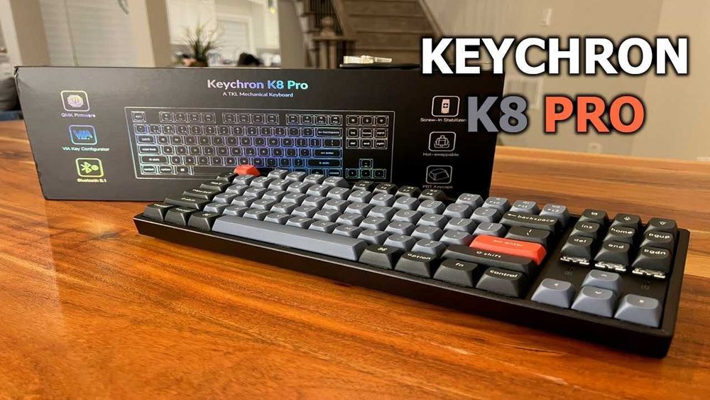 Keychron K8 Pro TKL (Deyarli yangi, 1 oy ishlatilgan) - 72$