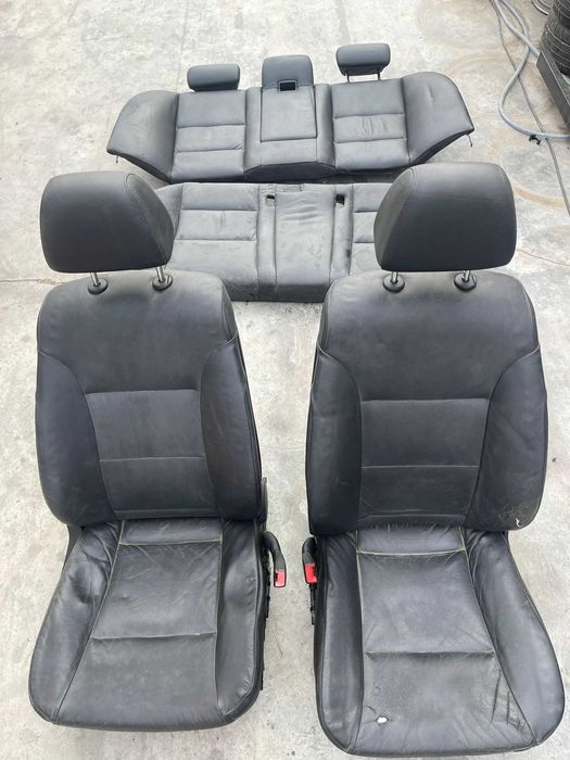Interior piele BMW E60 2003–2010 – scaune + banchetă spate fețe de uși