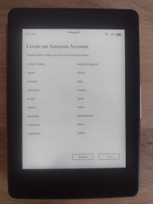 Amazon Kindle Paperwhite 3 7th генерация с подсветка DP75SDI