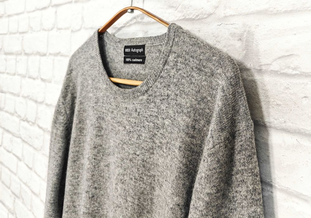 Autograph 100% Кашмирен мъжки пуловер размер L