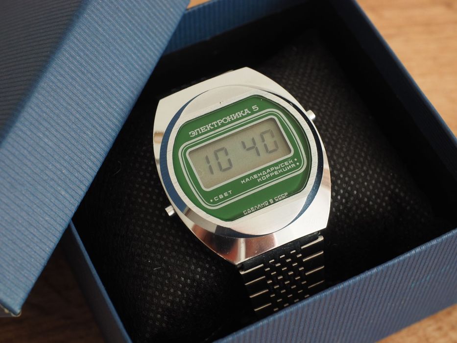 Ceas sovietic Elektronika 5, stare foarte bună, URSS, retro