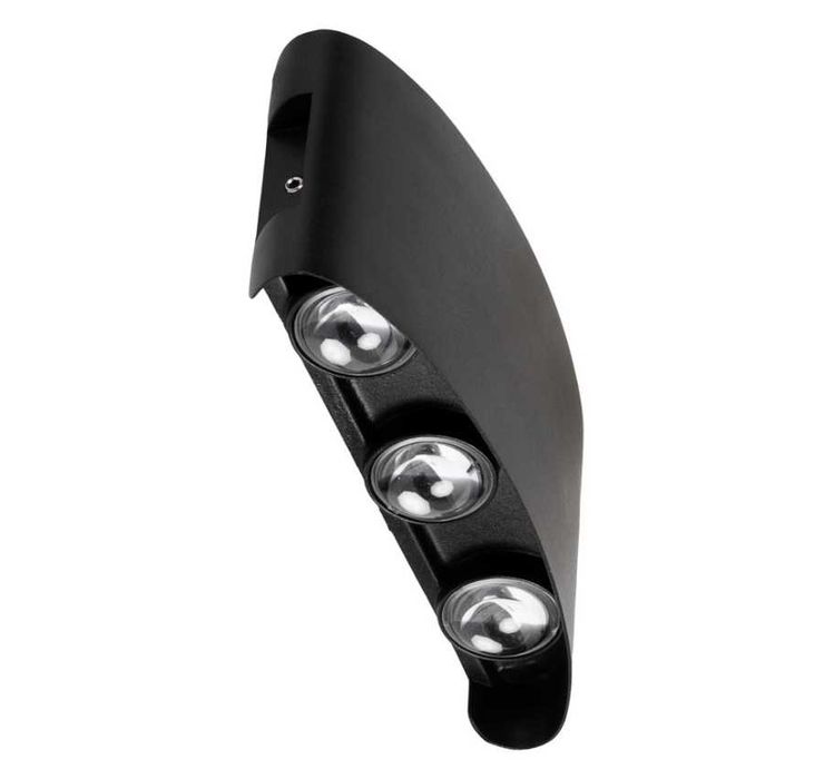 Aplica perete exterior curbata 6 X 6W