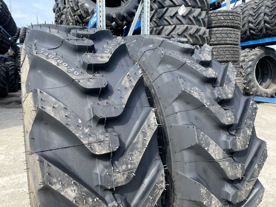 Cauciucuri noi 340/80-20 marca MICHELIN pentru buldo