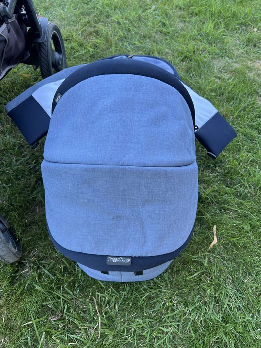 Количка за близнаци Peg Perego - Book for two, Indigo