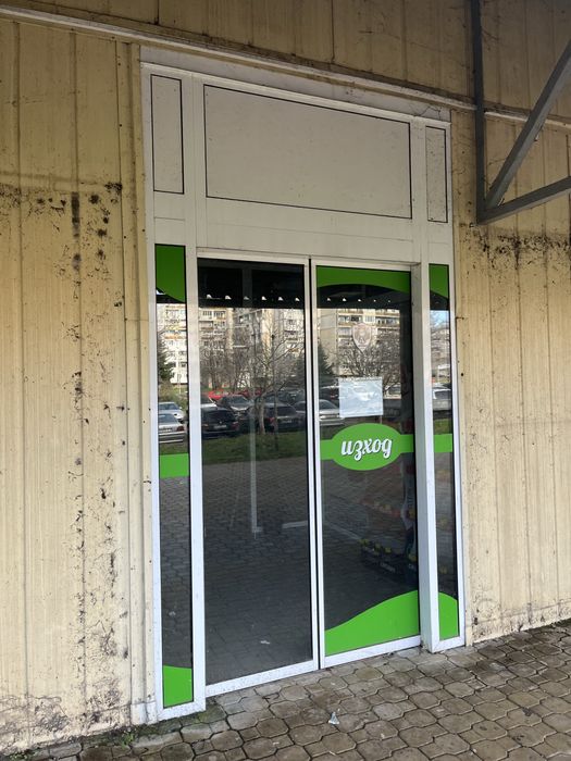 Автоматична плъзгаща се външна врата за магазин