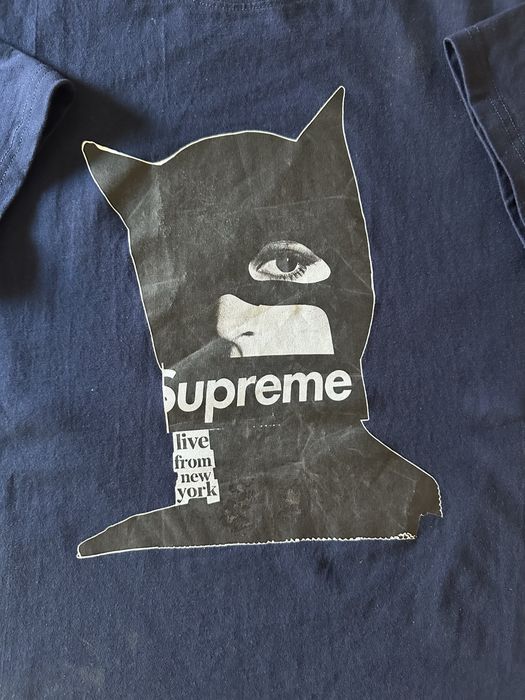 Тениска Supreme – Тъмносиня, Размер M