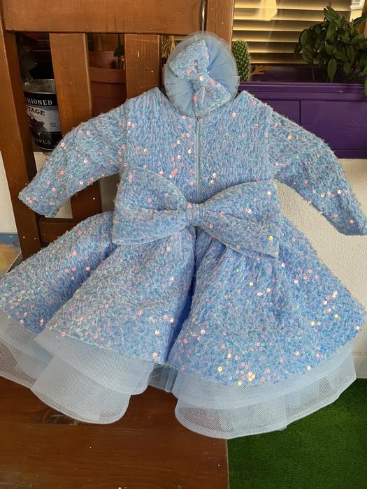 Официална рокля за бебе 12м.