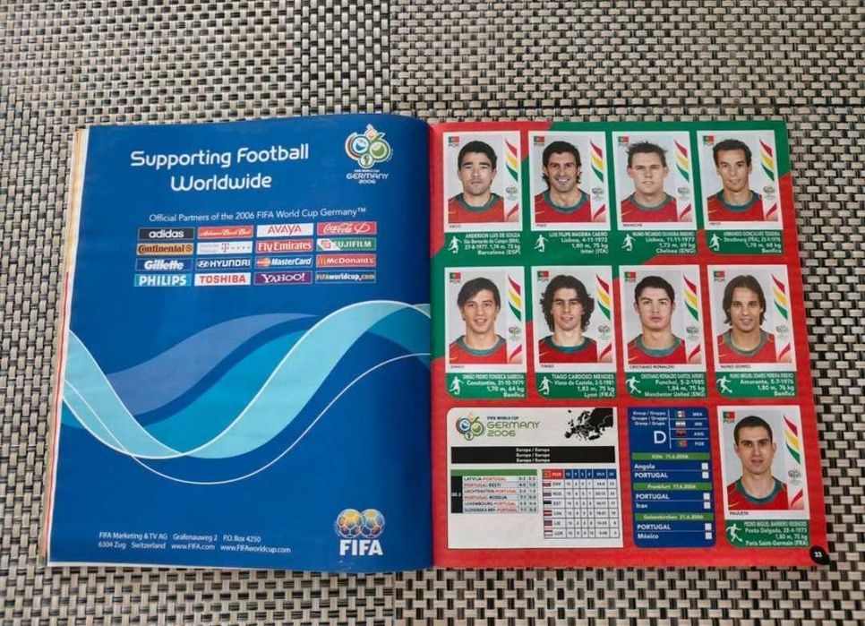 Album Panini World Cup 2006 stare foarte buna